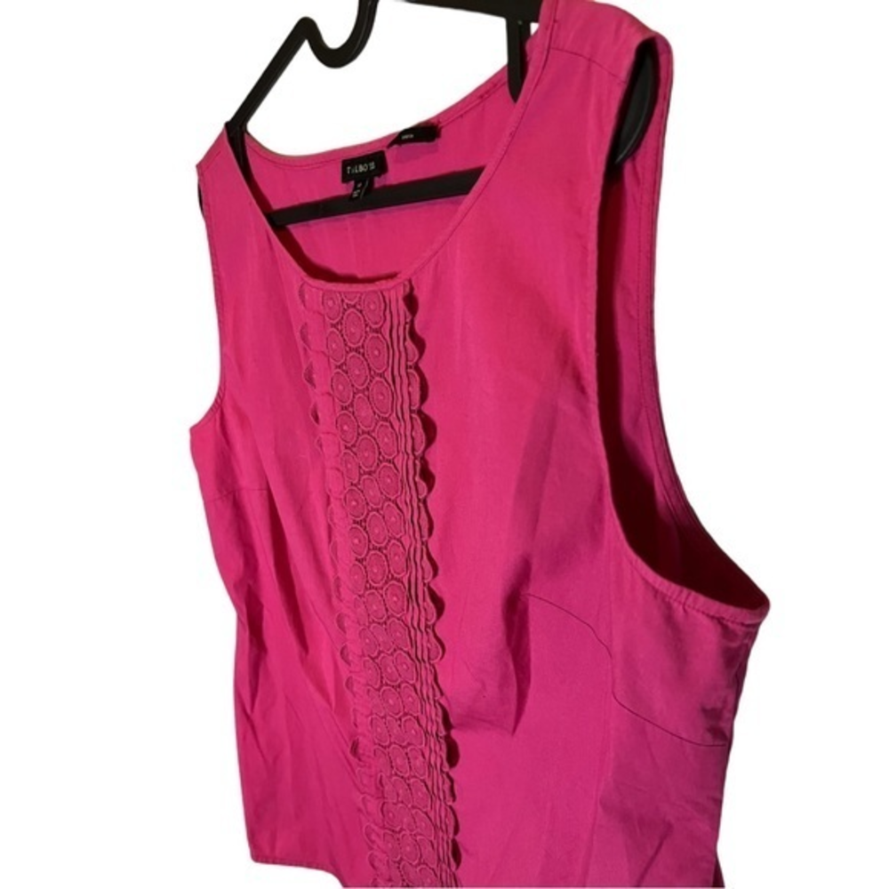 Talbots‎ pink sleeveless top size 14